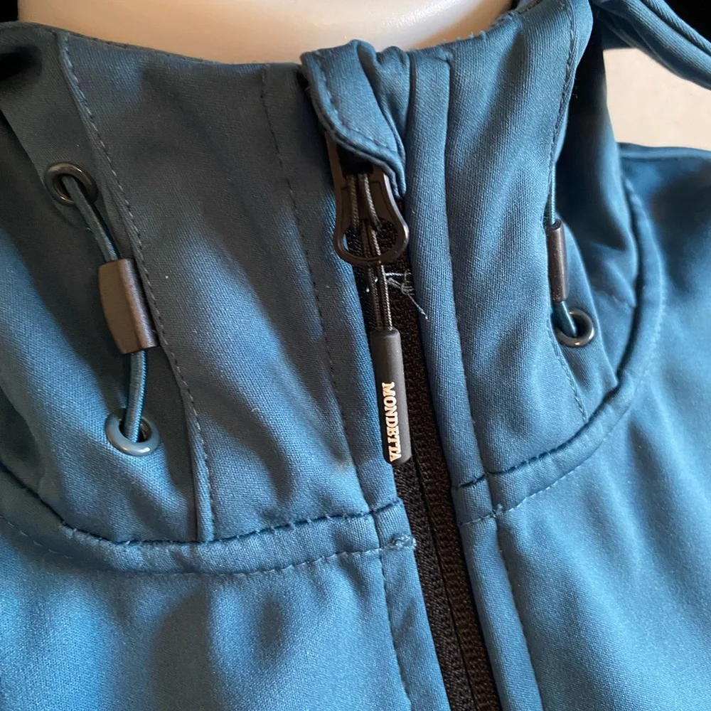 Mondetta Teal and Black Hooded Jacket - Picture 4 of 4